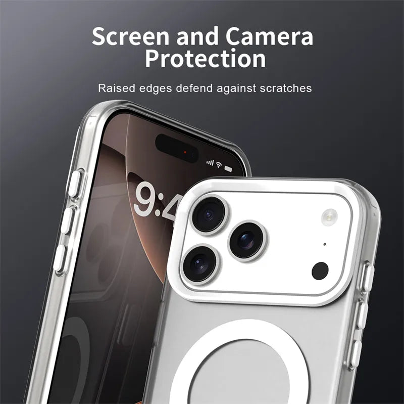 Magnetic For iPhone 18 Pro Max Case Magnetic Wireless Charging Cover iPhone 18 iPhone 18 Pro Max Matte TPU Protective Phone Case