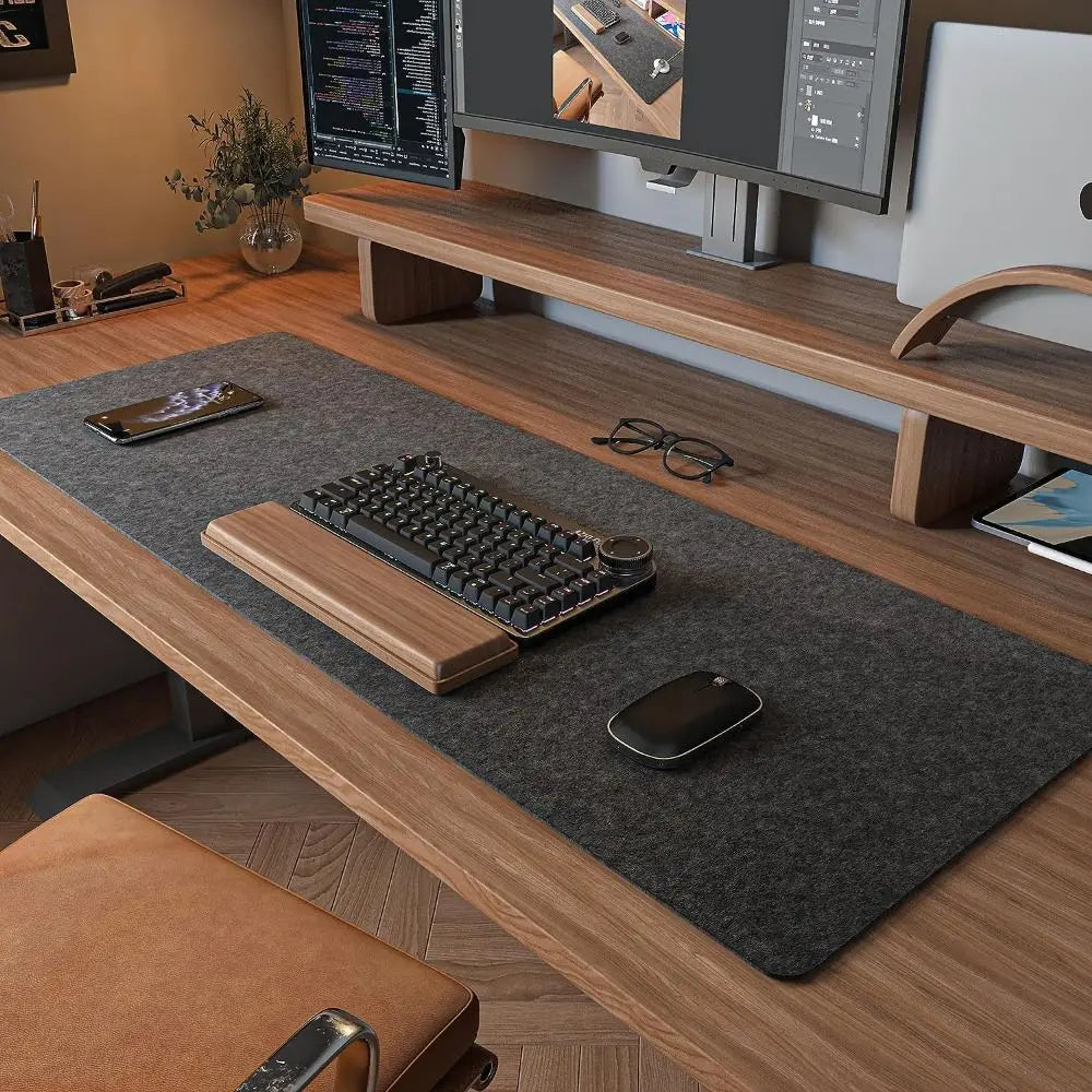Schreibtischunterlage aus Wollfilz für Tastatur und Maus – 3 mm