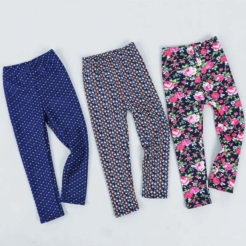 Children’s Fleece-Lined Printed Leggings