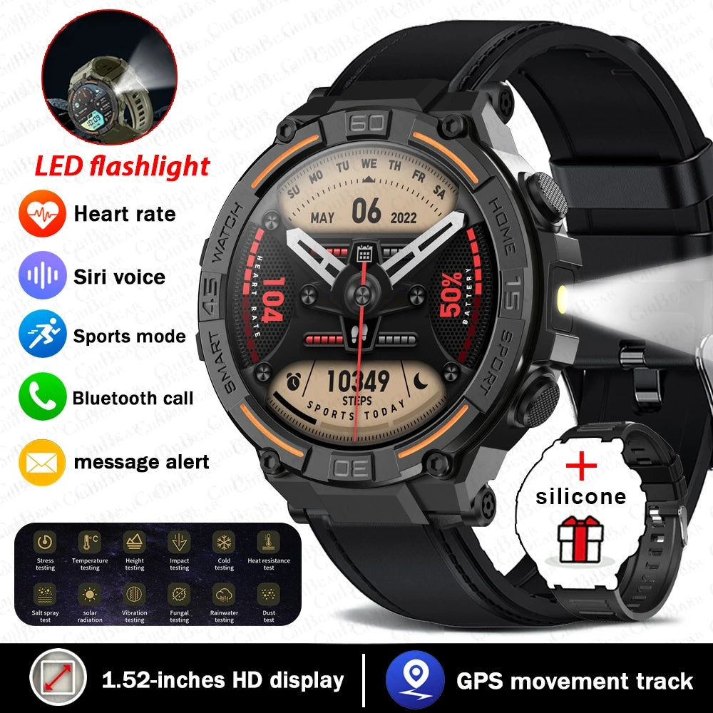 ChiBear 1.52″ TFT smartwatch with Bluetooth calls