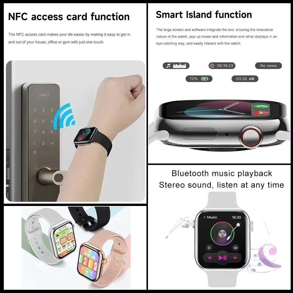 Smartwatch Series 10 non Apple con chiamate Bluetooth