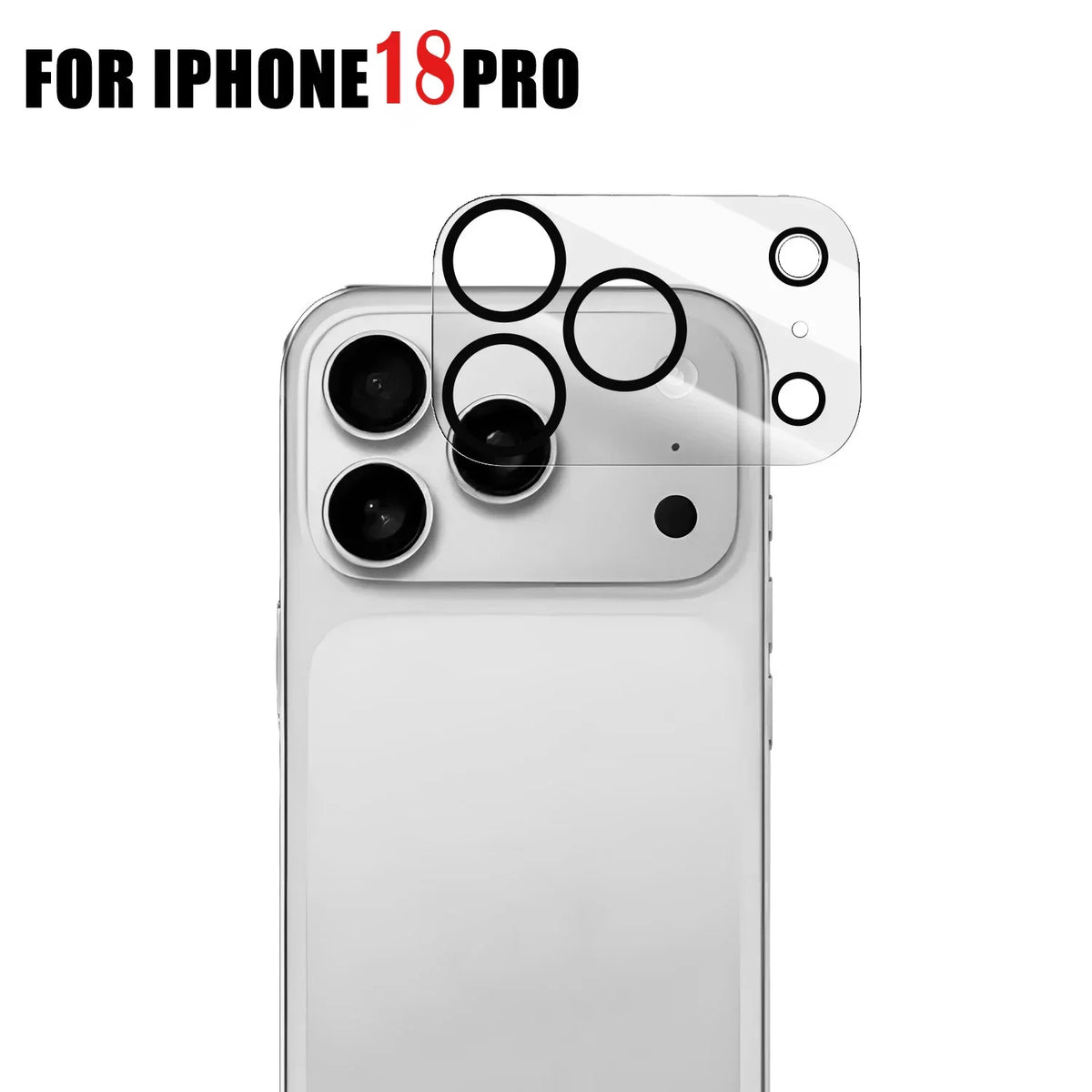 2PCS HD Clear Back Camera Lens Protectors for Apple IPhone 18 DUO 17 16 Pro Max Air 9H Tempered Glass Films Scratch Proof