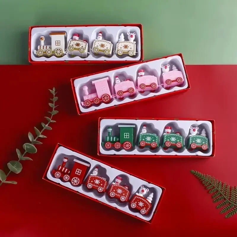 Christmas Train Merry Christmas Home Decorations Christmas Ornaments Xmas Navidad Noel Gifts Happy New Year 2025 Gifts