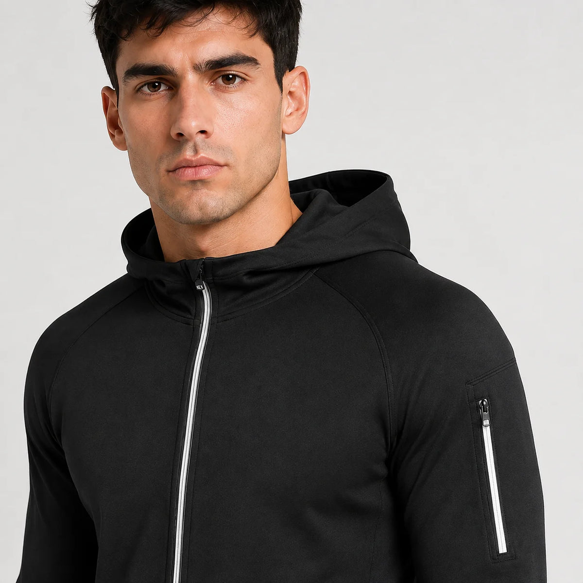 Maglia sportiva uomo a maniche lunghe girocollo