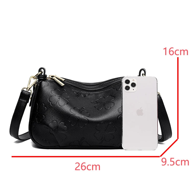 Genuine Brand Sac A Main Soft Leather Shoulder Bags For Women 2026 New Luxury Ladies Crossbody Bag Designer High Quality Handbag