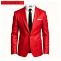 Mens 3Piece Suit Set Slim Fit Single Breasted Notch Lapel Blazer Vest and Pants Formal Wedding Business Suits for Men All Season