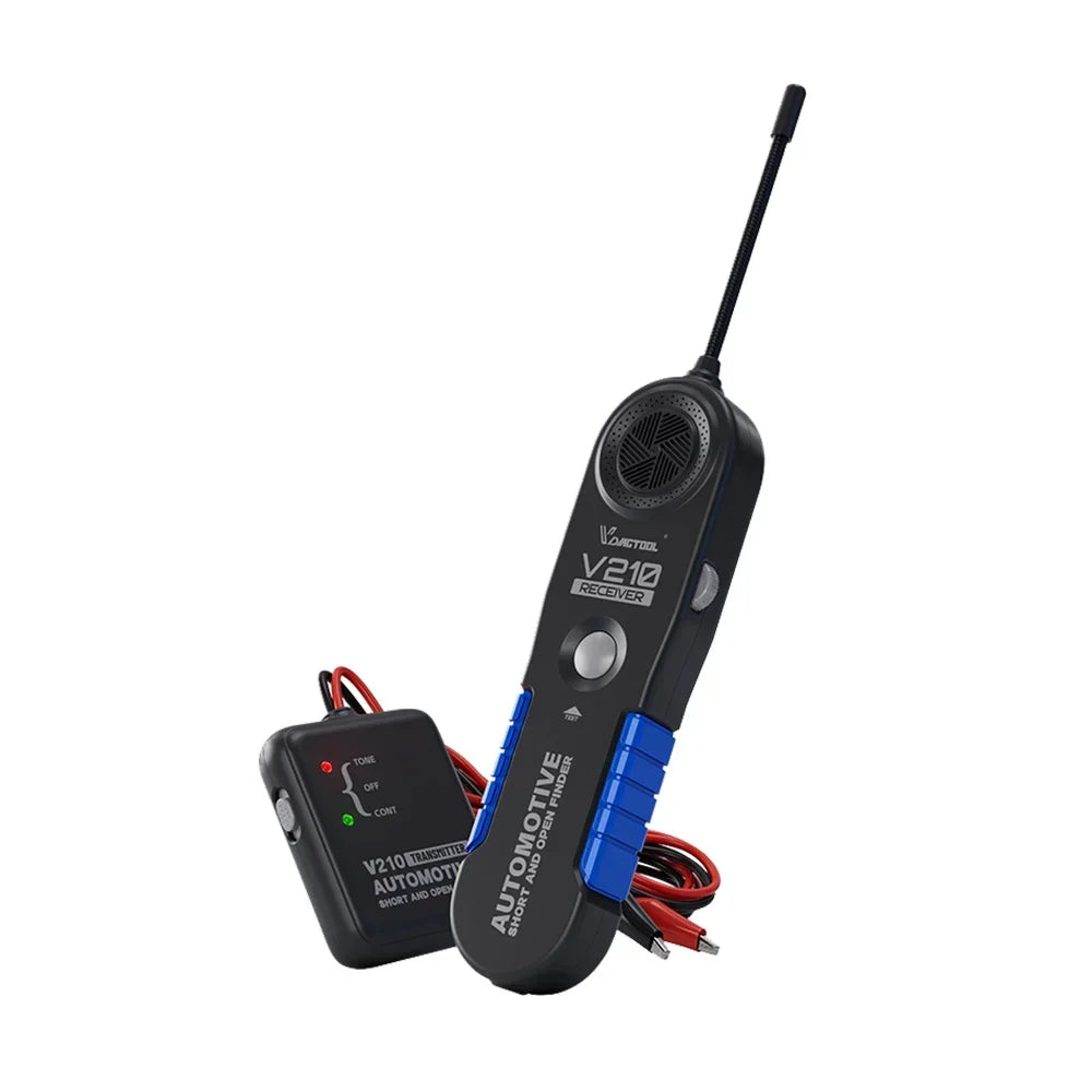 VDIAGTOOL V210 Universal 6-42V Kfz-Elektrokreislauf-Prüfgerät Kfz-Leitungssucher Kurzschluss- und Kabelbruchsucher Kfz-Reparatur-Kabel