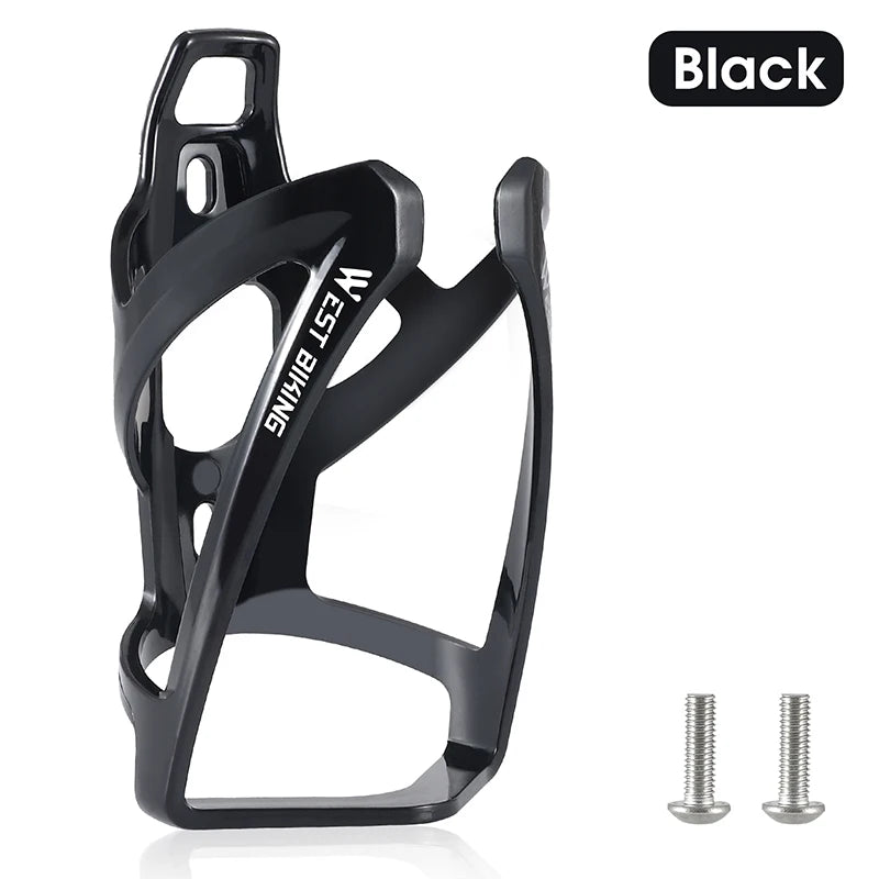 Porta-botellas para bicicleta WEST BIKING, soporte para botella de ciclismo con degradado colorido, soporte ultraligero para botella de agua para bicicleta de carretera y MTB