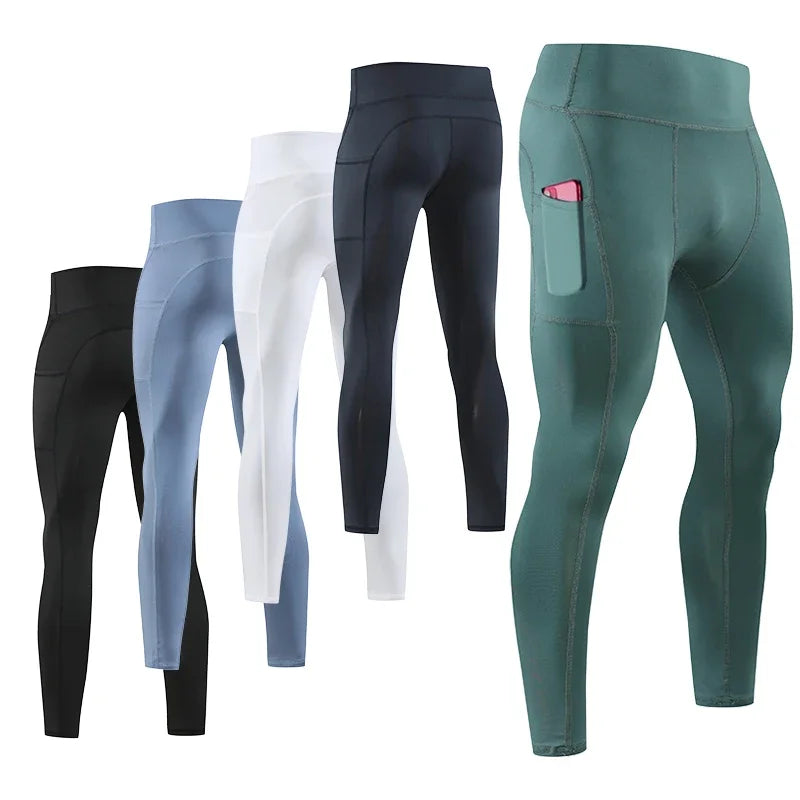 Leggings sportivi SHEDAO uomo, modello lungo