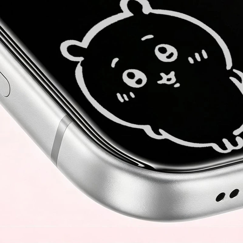 Anime Cartoon Kawaii Chiikawa Durable Wear Resistance Mobile Phone Toughened Film Peeping Prevention Applicable To Apple 18 New