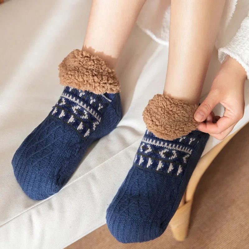 Herbst- und Wintersocken, Bodysocken, warme Haussocken für Damen und Herren, Schneesocken, Schlafsocken, Teppichsocken, Slipper-Socken, rutschfeste Yogasocken 2024
