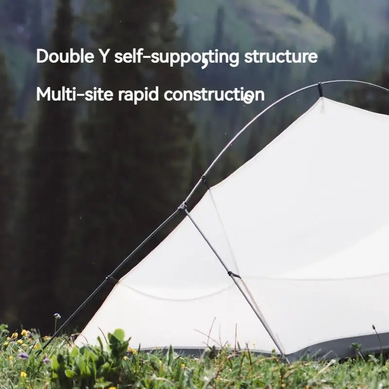 Naturehike Cloud Up UL Camping Tent 1-2 Person Ultralight 15D Quick Bulid Beach Tent Outdoor Waterproof Extra Large Hiking Tent