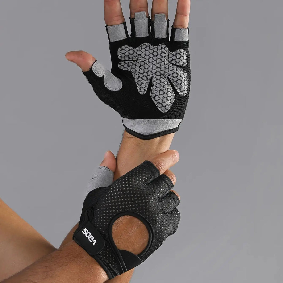 Half-Finger Training Gloves with Padded Palm