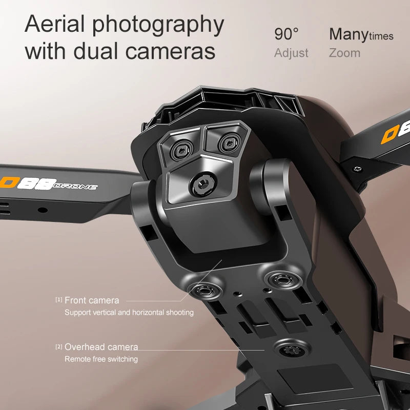 Drone D88 con videocamera 4K e telecomando