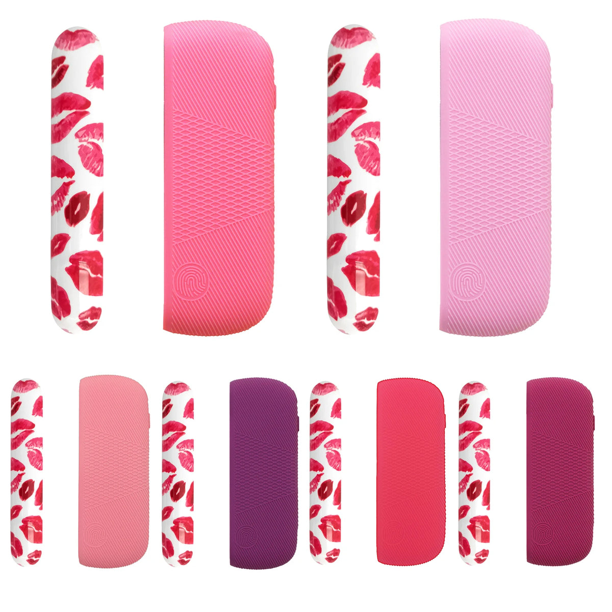 Étui et coque de protection 2-en-1 KISS Lip Side en silicone pour accessoires IQOS ILUMA & ILUMA PRIME