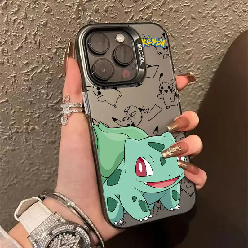 Eevees Gengars P-Pokemons Anime Case For iPhone 13 14 15 16 Plus 17 Pro Max 16e 17E 17 Air 11 12 18 Pro Shockproof Fundas Cover