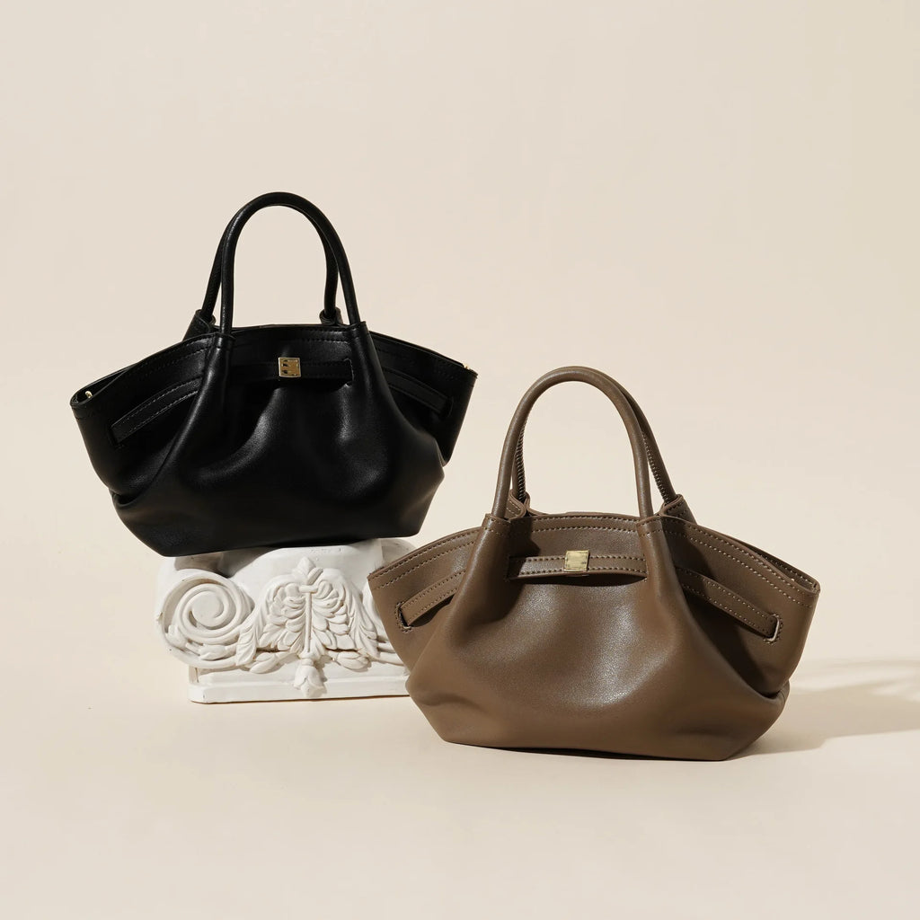 Genuine Leather Dumpling Bag 2026 New Large Capacity Shoulder Bag High Quality Handbag Luxury Women's Bag