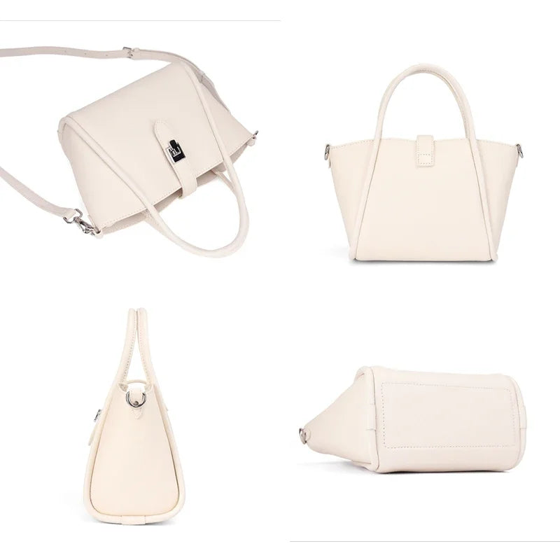 Women’s Structured Crossbody Bag with Top Handle