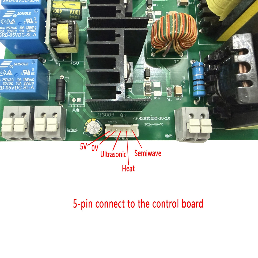 40kHz Mechanical Driver Board / Digital Circuit Boards for Ultrasonic Cleaner 60W-180W 110V/220V Ultrasonic Generator PCB