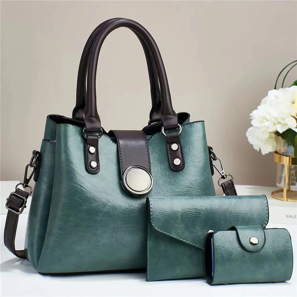 Vintage and Chic Handbag with Crossbody and Tote Bag Options for Women