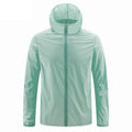 Summer Men's Sun Protection Clothing Lightweight Breathable Ice Silk Hooded Quick Dry Jacket Outdoor Anti-ultraviolet Skin Coat