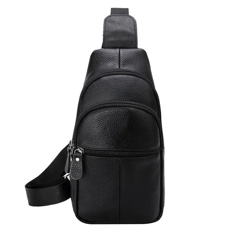 Men’s Genuine Leather Chest and Shoulder Bag
