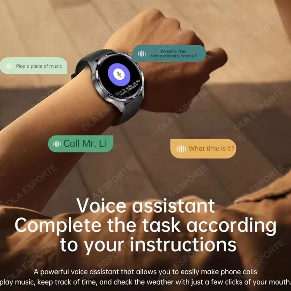 GPS Bluetooth Calling Smartwatch with Voice Assistant
