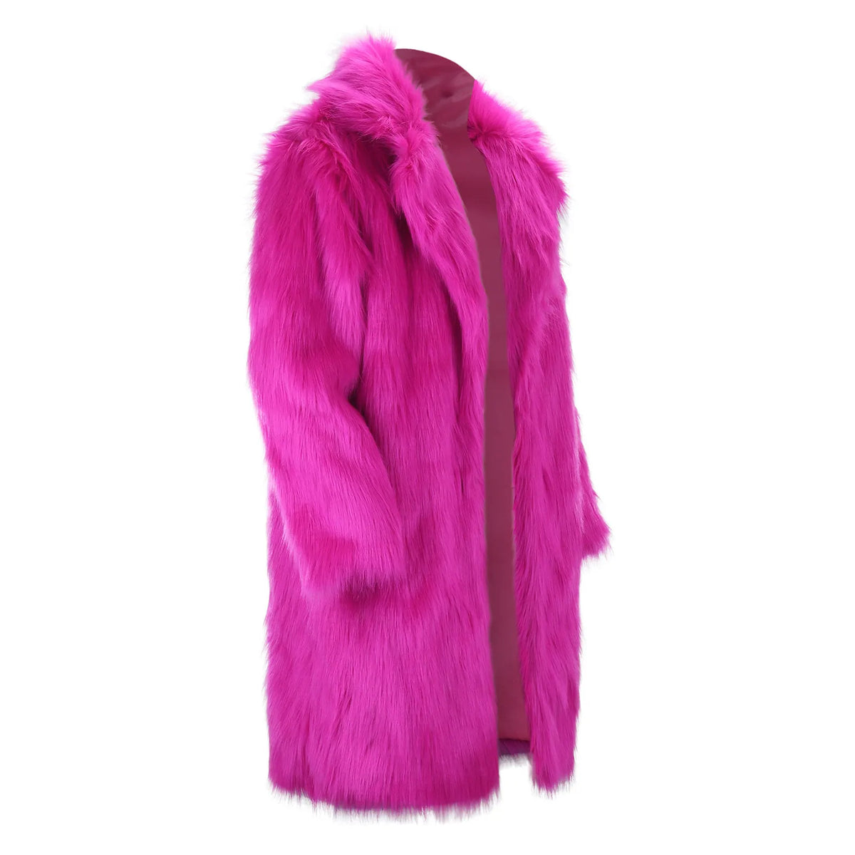 Men'S Winter Warm Pink Leopard Print Coats Fashion Outdoor Wool Artificial Coat Mens Loose Fit Outdoor Casual Windbreaker