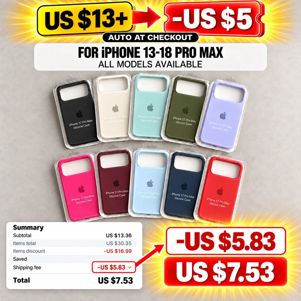 Premium Liquid Silicone Case for Apple iPhone 18 17 16 15 14 13 Pro Max Luxury Soft Touch Shockproof Slim Protective Phone Cover