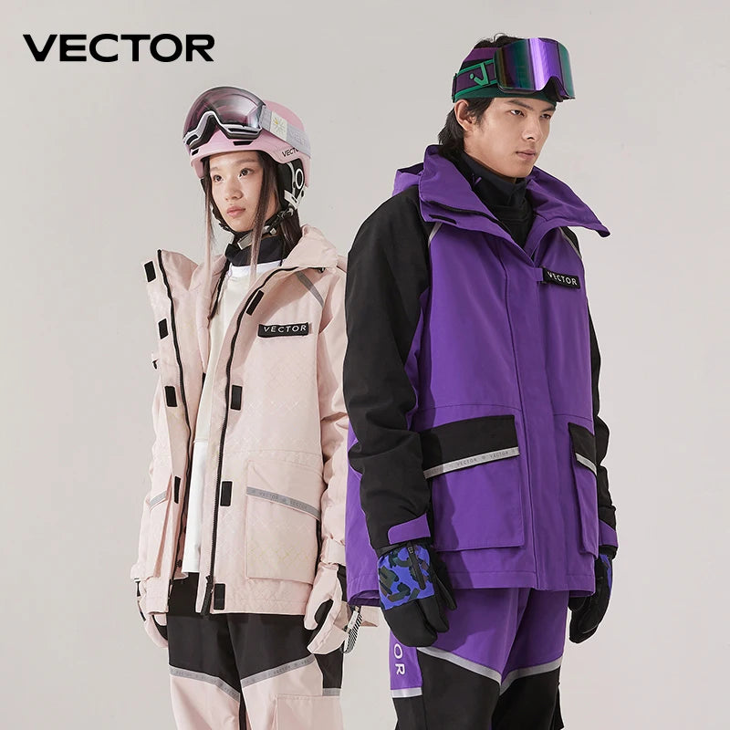 Giacca sci VECTOR con cappuccio HXF70091