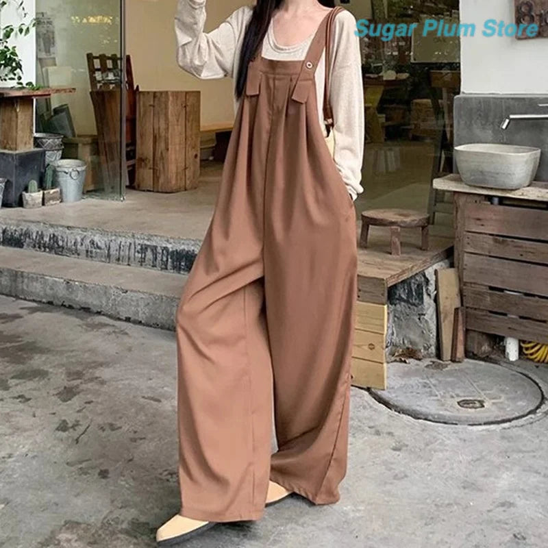 Pantaloni da donna a gamba larga con tasche