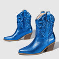Stivaletti texani donna Liyke con ricami decorativi