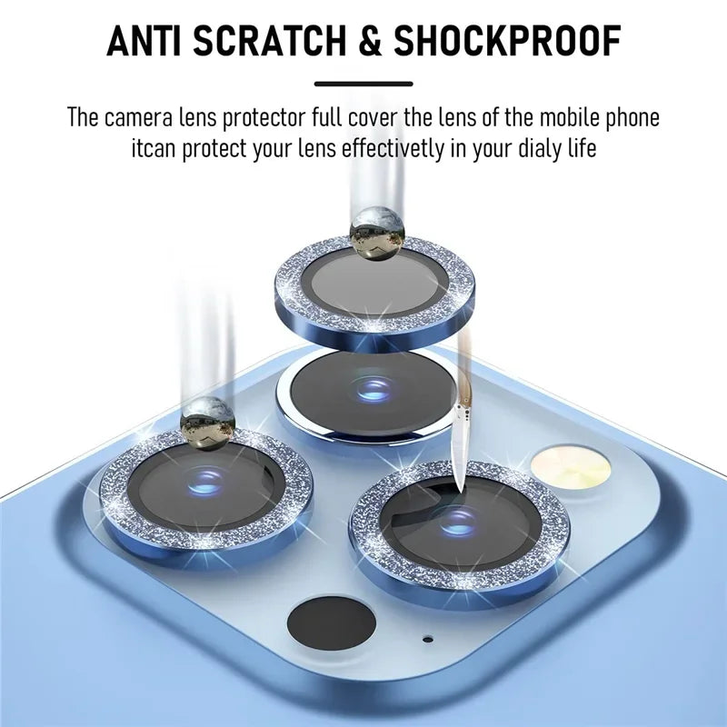 1 Set Metal Ring Glass Camera Lens Protector For IPhone 18 Pro Max 14 15 16 17 Pro Max 17Pro 16Pro 18Pro 17 Cover Accessories