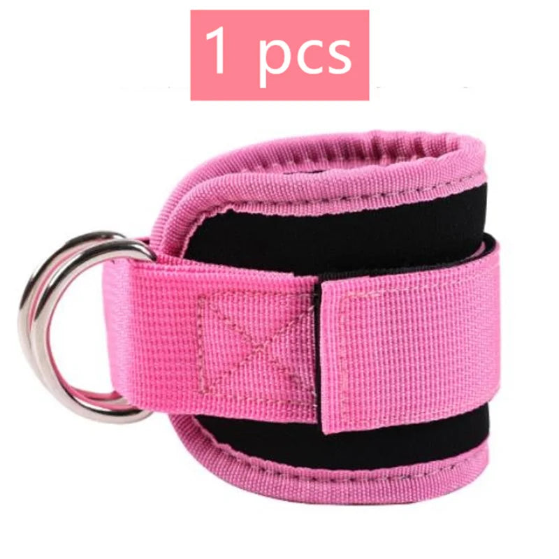 Adjustable Ankle Cuffs with Double D-Rings for Cable Training