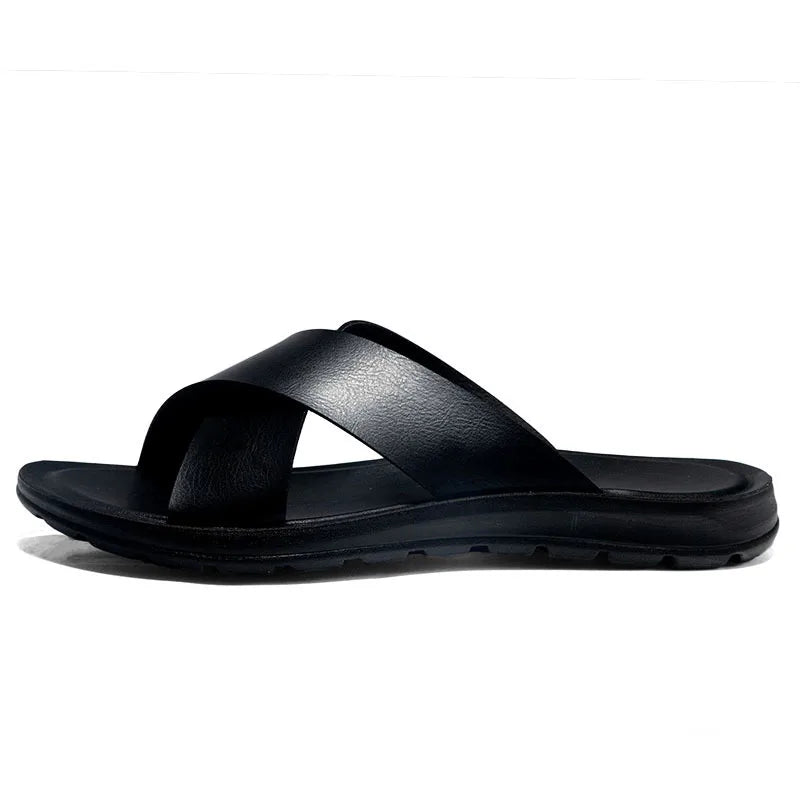 Men's Slippers Summer Large Size Outdoor Beach Casual Sandals Vintage Trend Men Shoes Flat Non-slip Comfortable Shoes Zapatillas