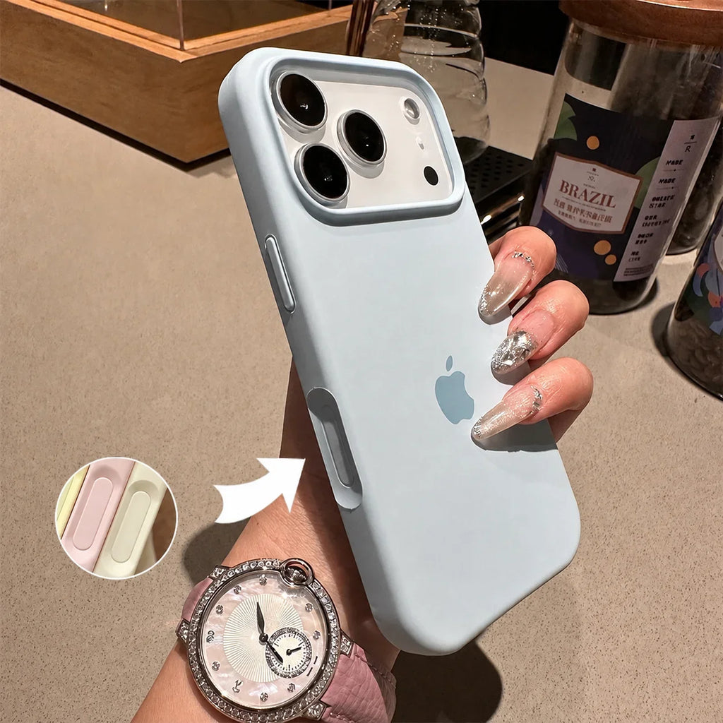 Liquid Silicone Phone Case For Apple iPhone 17 16 15 14 13 18 Pro Max Shockproof Anti-Fingerprint Protective Slim Fit Back Cover