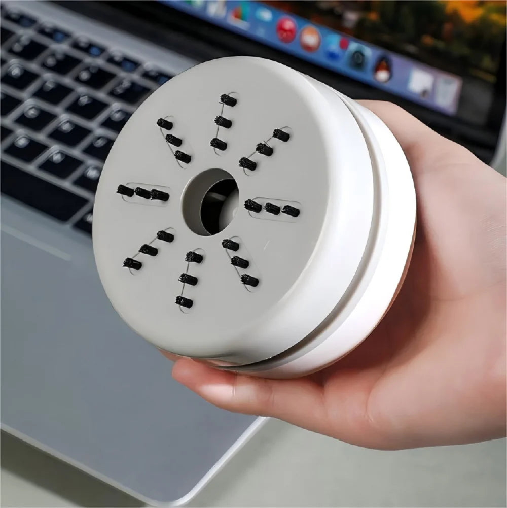 Aspiradora de escritorio con cepillo limpiador y carga USB para el hogar y la oficina, barredora de mesas y limpiador de escritorio compacto