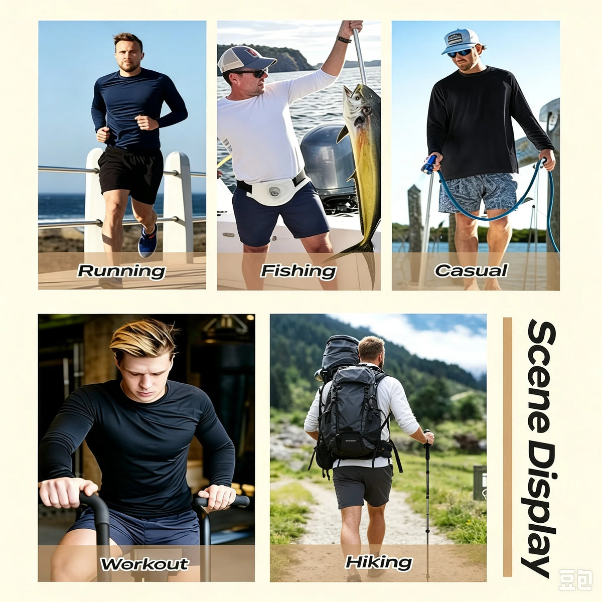 Maglia MIEYCO uomo a maniche lunghe per outdoor