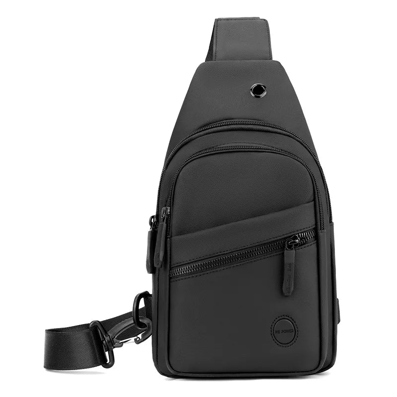 Nylon Men’s Chest Bag for Hiking and Daily Use