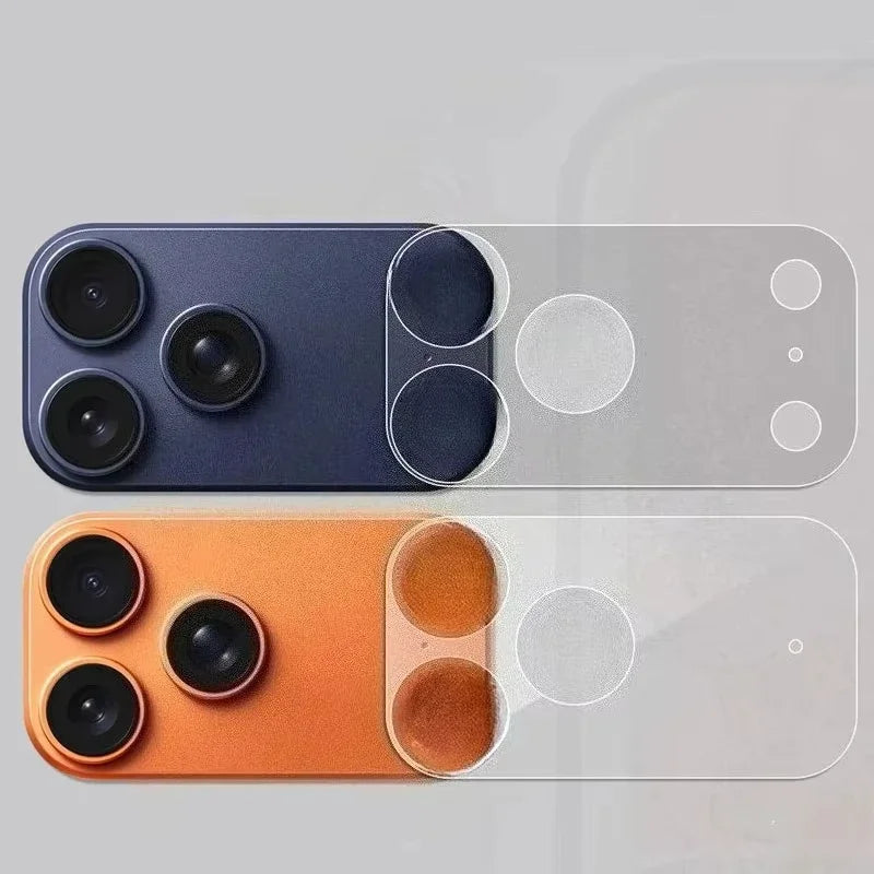 5pcs HD Transparent Matte Camera Protector for IPhone 18 17 Pro Max 18 17 Pro Full Cover Clear Backplate Lens Film Cap