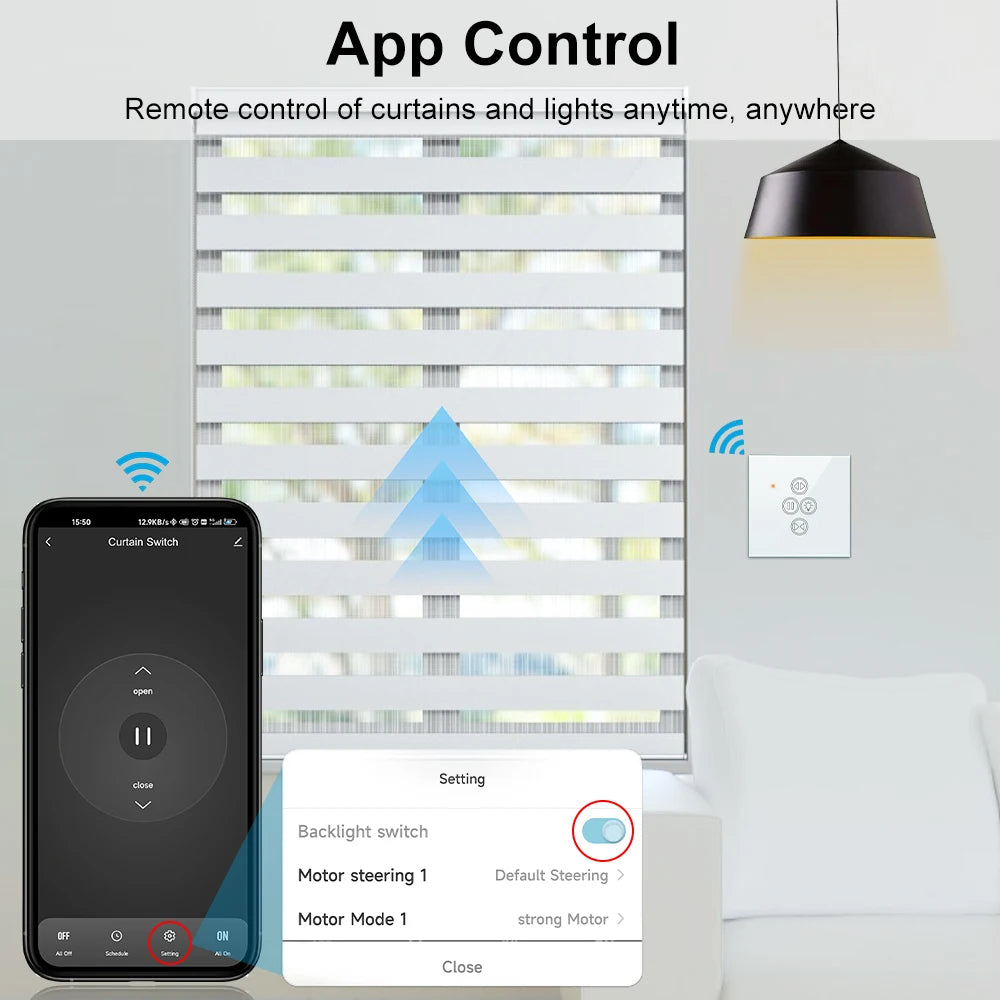 Interruttore Wi-Fi LoraTap per tapparelle motorizzate