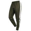 Men's Colorblock Patchwork Athletic Joggers Pants Trousers Fall Winter Cozy Warm Fleece Lined Sweatpants with Side Pockets
