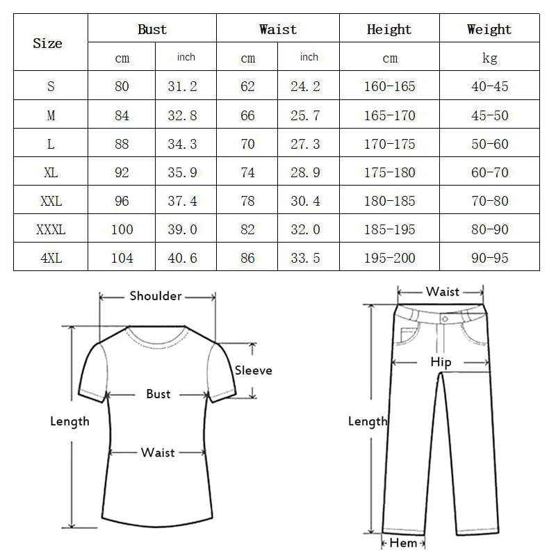 Completo sportivo uomo YOUONGWEAR aderente