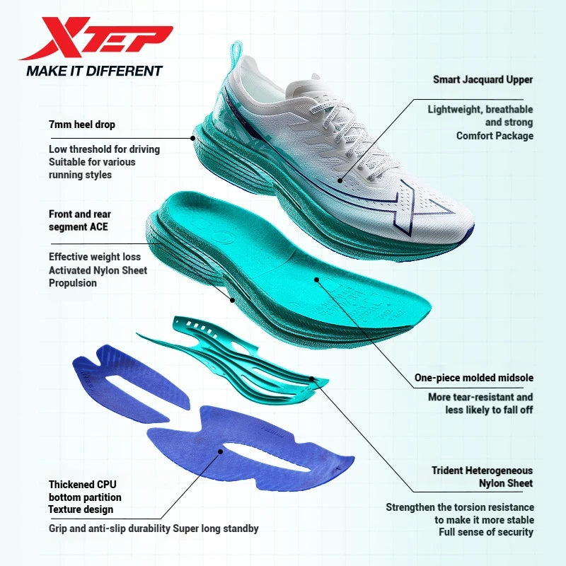Scarpe running Xtep One Piece 3.0 uomo