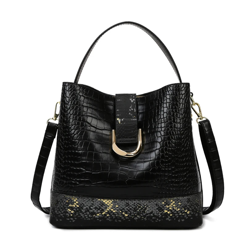 2026 New Soft Leather Bags Luxury Designer Handbag Brand High Quality Crocodile Pattern Women Crossbody Shoulder Bag Sac A Main