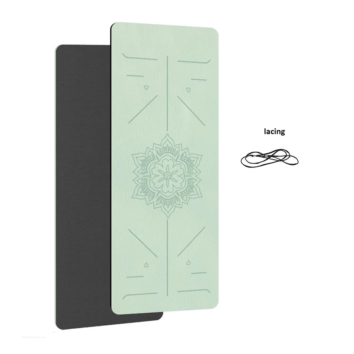 6 mm TPE Yoga Mat, 180 × 57 cm for Yoga and Pilates