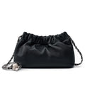 Genuine Leather Women Shoulder Bags Luxury Brand Small Chain Flap Bags for Ladies Handbag Natural Cowskin Female Crossbody Bags