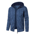 Men's Sweatshirt Jacaket Casual Simple Style Hooded Long Sleeve Outerwear Zipper Slim Fit Fashion Dailywear Male Jackets