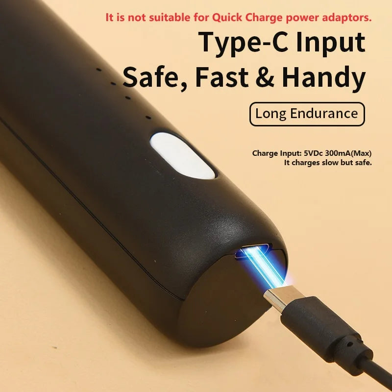 TENDANCE  Mousseur à lait électrique + Fouet à œufs Recharge sans fil Type-C 3 Vitesses Mini Mousseur à main Fouet à café Ustensiles de cuisine