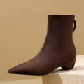 Stivaletti donna Liyke effetto suede con fodera morbida